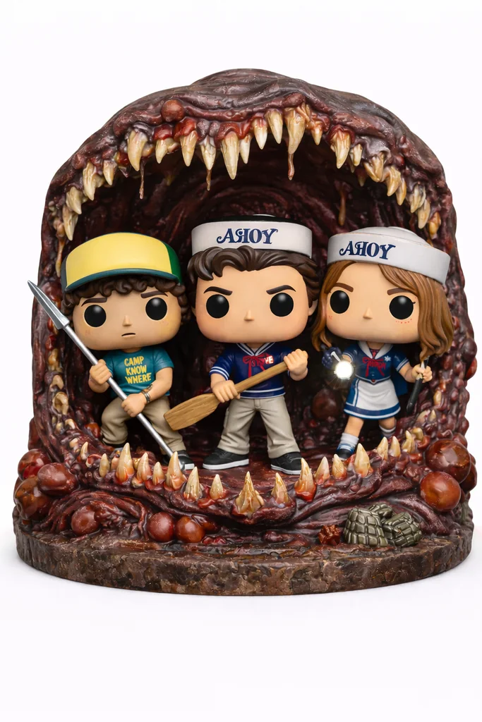 3D-модель персонажей из Stranger Things