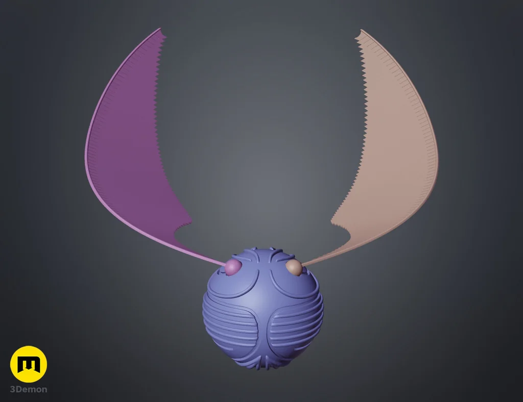 Золотой снитч - 3D модель из Гарри Поттера