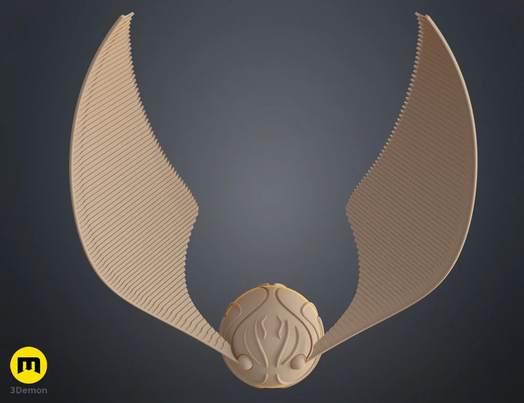 Золотой снитч - 3D модель из Гарри Поттера