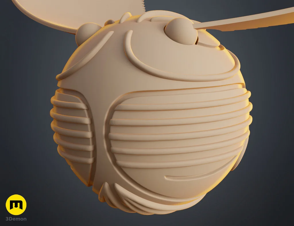 Золотой снитч - 3D модель из Гарри Поттера