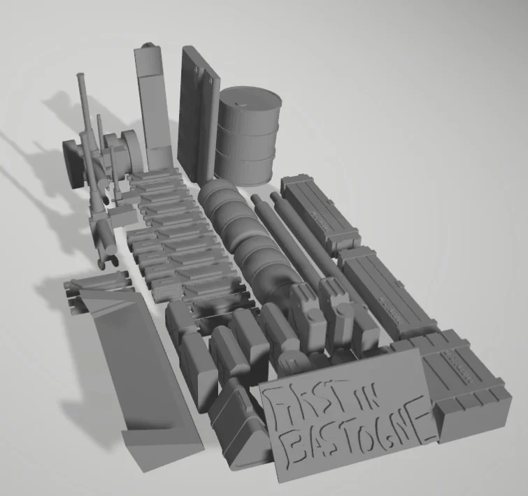 Аксессуары для танка Шерман 1:100