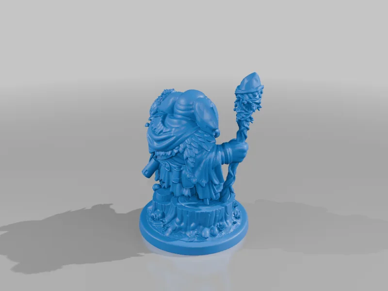 Миниатюра Друида Локсодона для D&D
