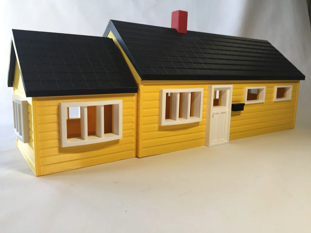 Модель Snap Together House для 3D-печати