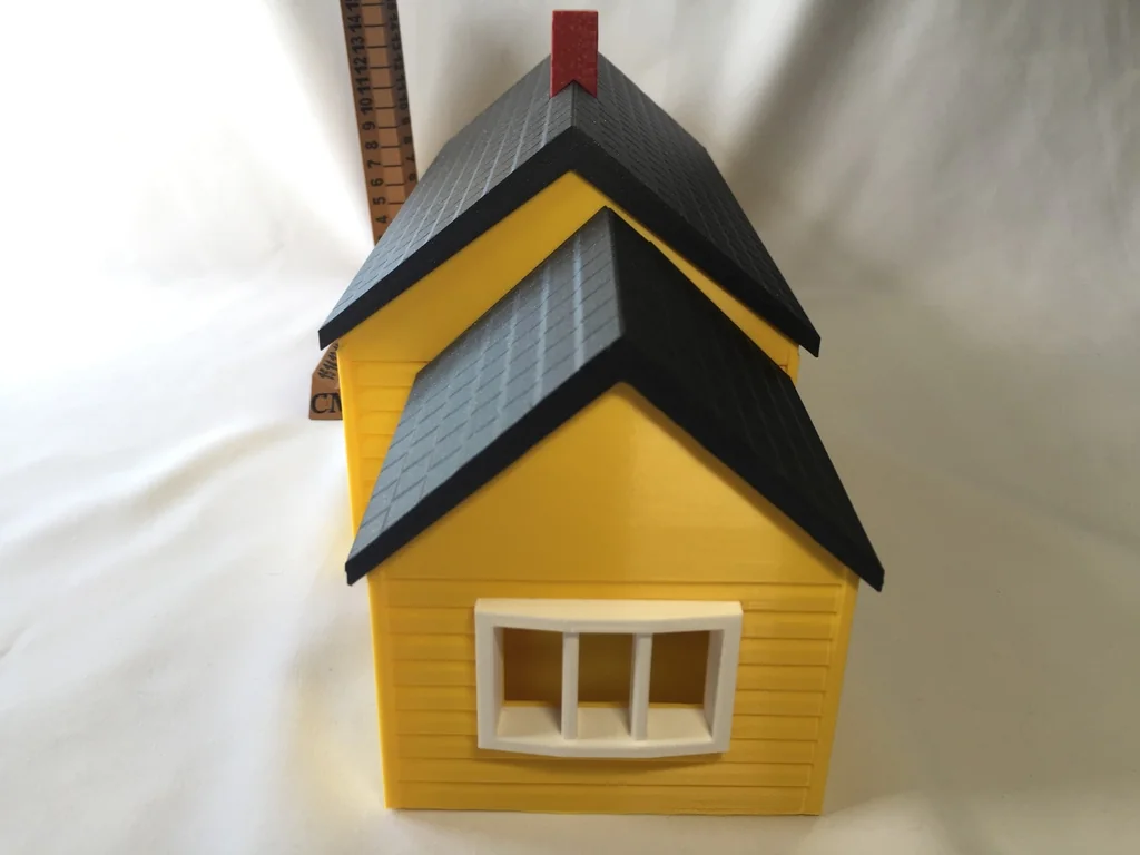 3D модель Snap Together House Model for 3D Printing - фото 7