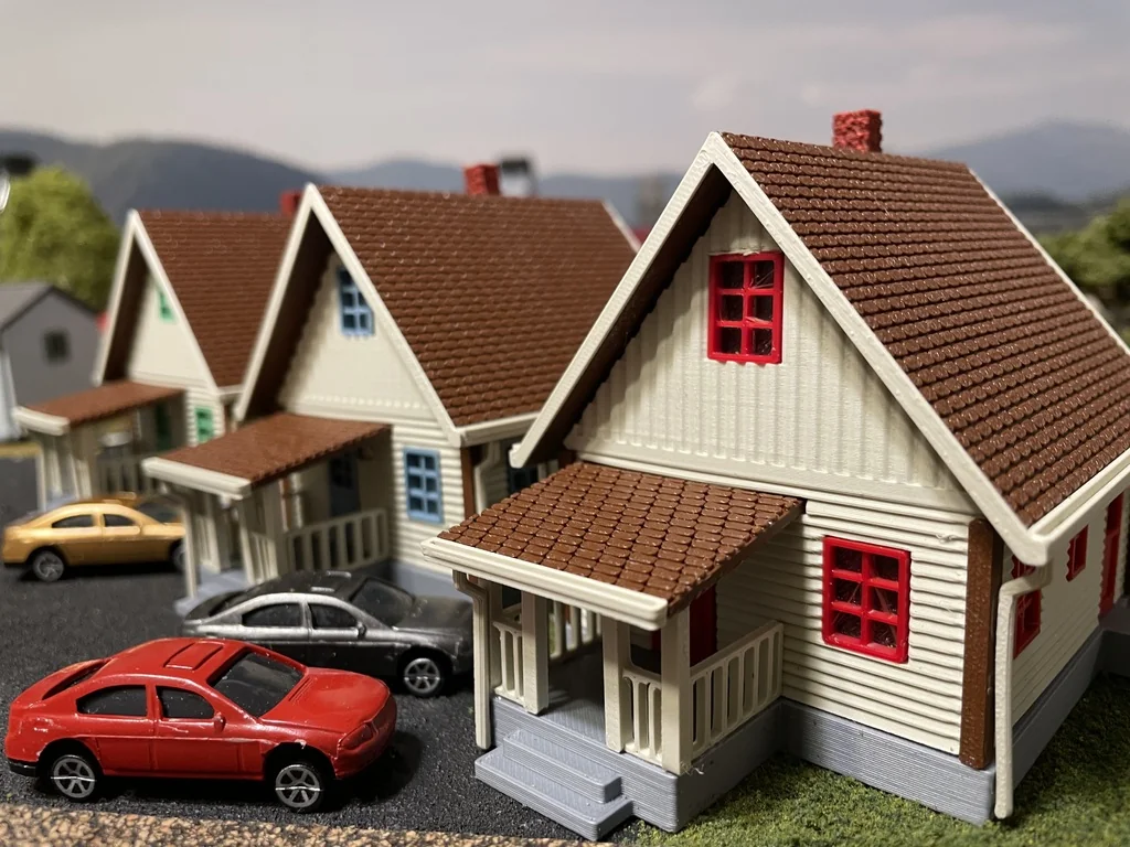 3D model HO Scale Company Houses Model STL
