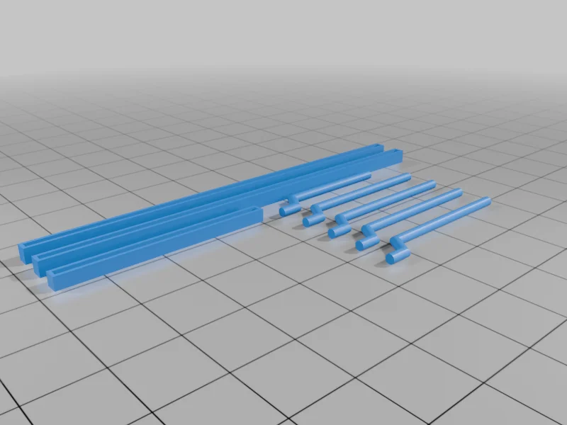 3D модель Модель будинків компанії в масштабі HO - фото 11