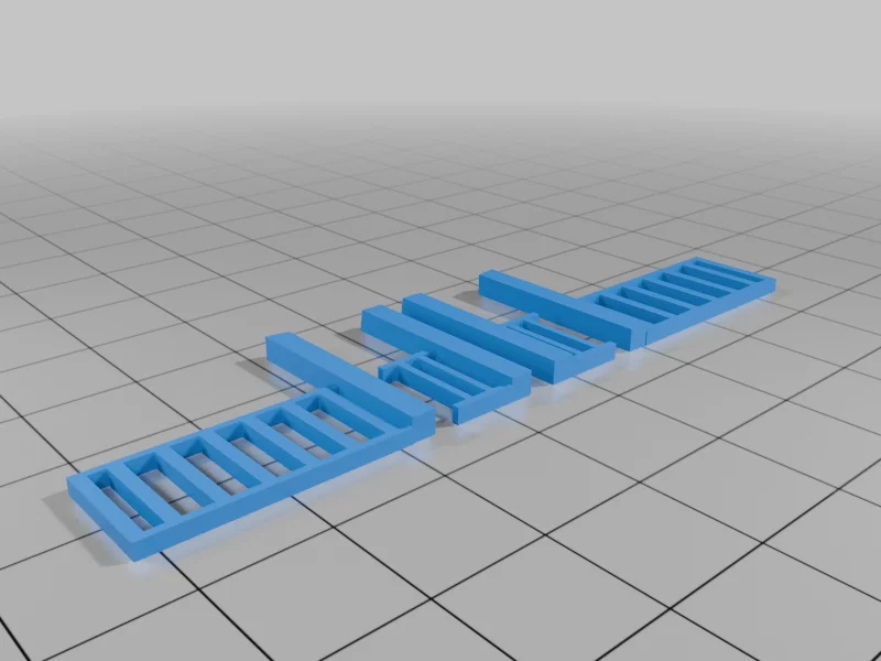 3D модель Модель будинків компанії в масштабі HO - фото 12