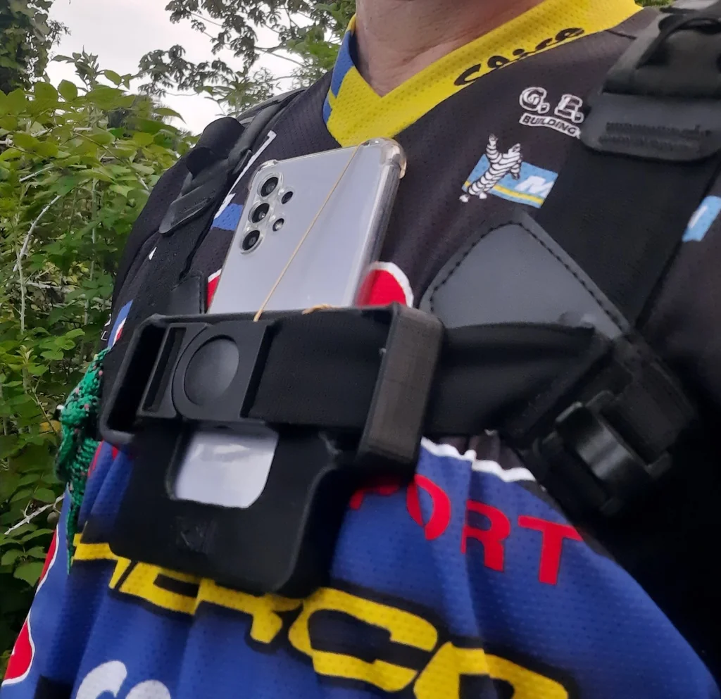 Держатель для телефона на рюкзак