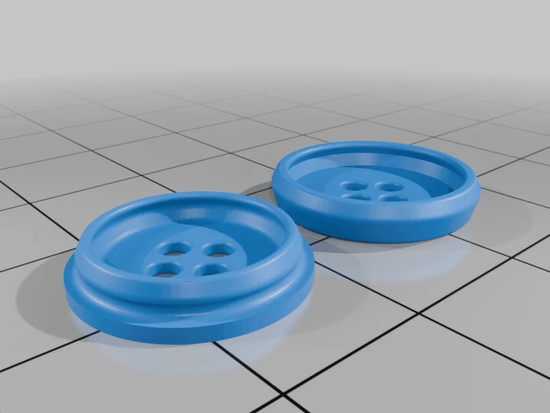 Кнопка сшиваемая с защелкой