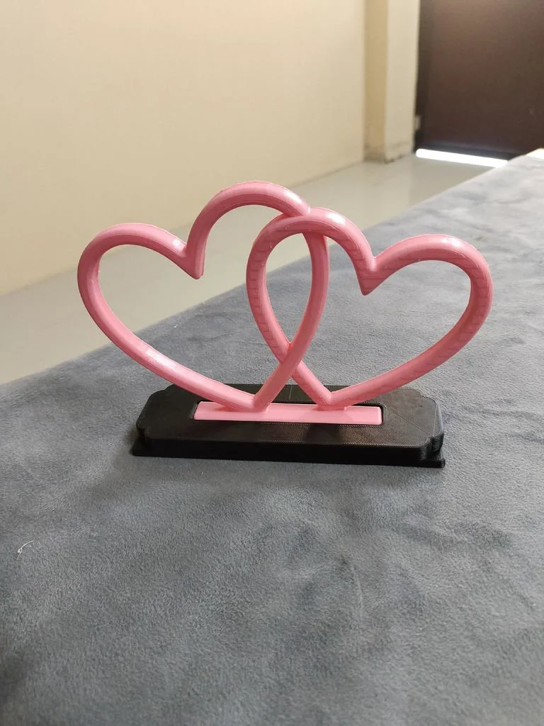 3D модель Couple Interlocking Heart Desk Decor - фото 9