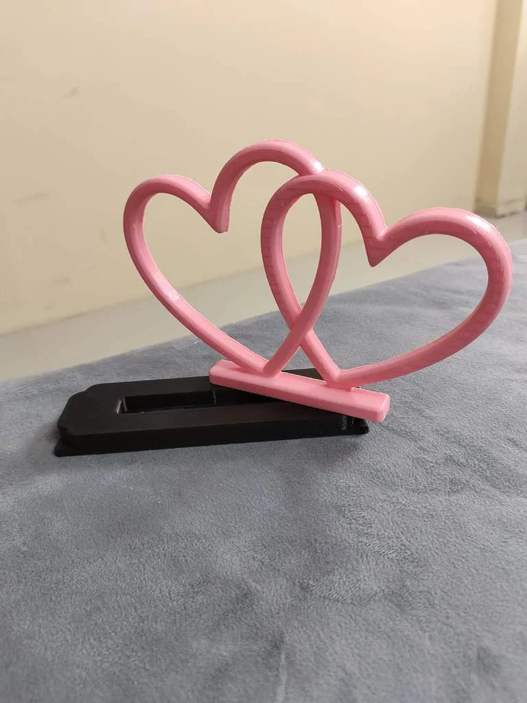 3D модель Couple Interlocking Heart Desk Decor - фото 11