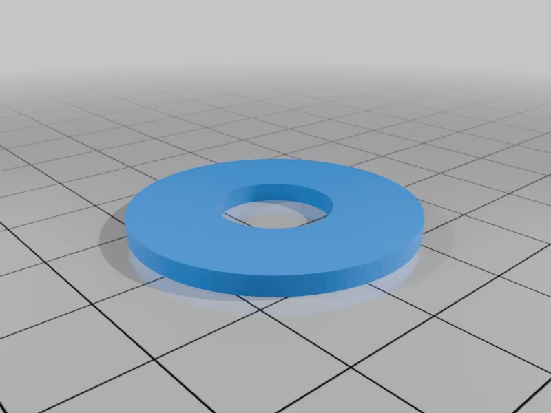 3D модель Модель шайб різних розмірів - фото 2