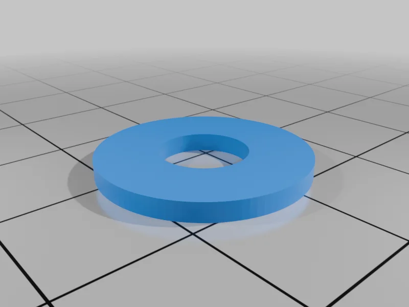 3D модель Модель шайб різних розмірів - фото 3