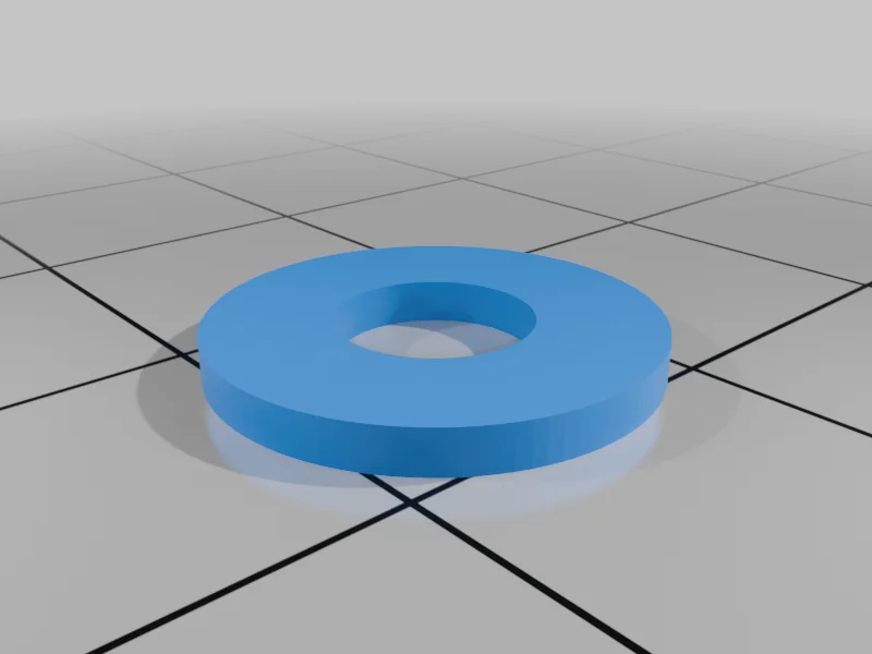 3D модель Модель шайб різних розмірів - фото 5