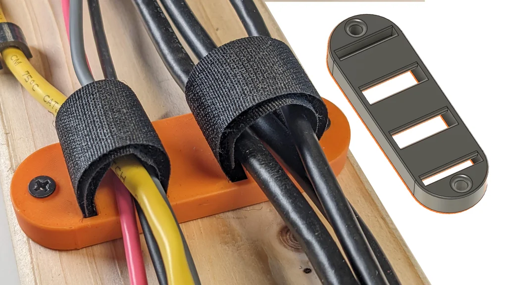 Организатор кабелей с липучкой