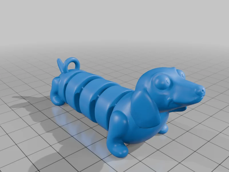 Ключница с артикулированным таксой