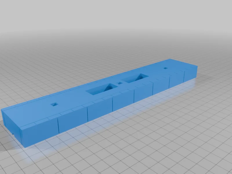 Платформа H0 с крышей и лестницей