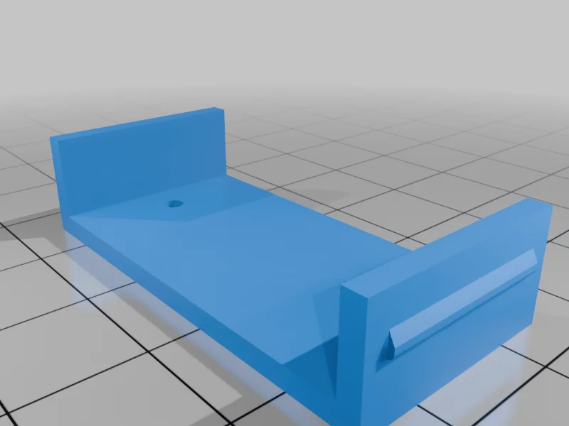 Платформа H0 с крышей и лестницей