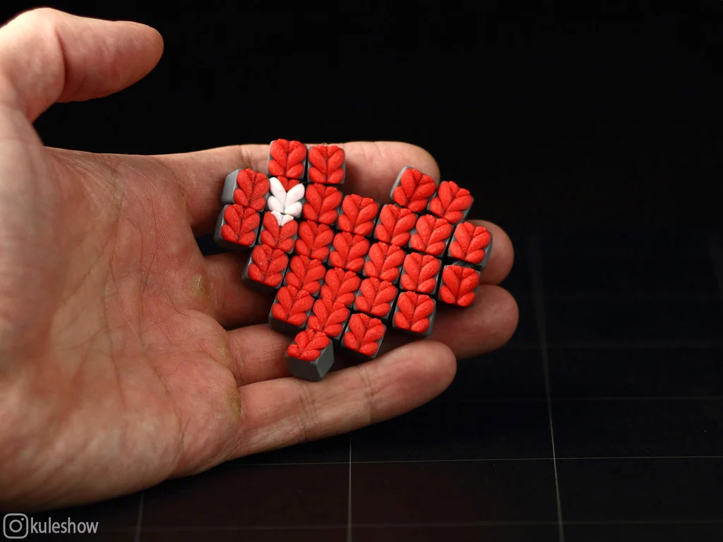 3D модель Knitted Flexible Pixel Heart - фото 3