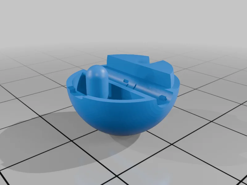 3D модель Desktop cable holders (one to six slots) with snap-on ball adapters - фото 7