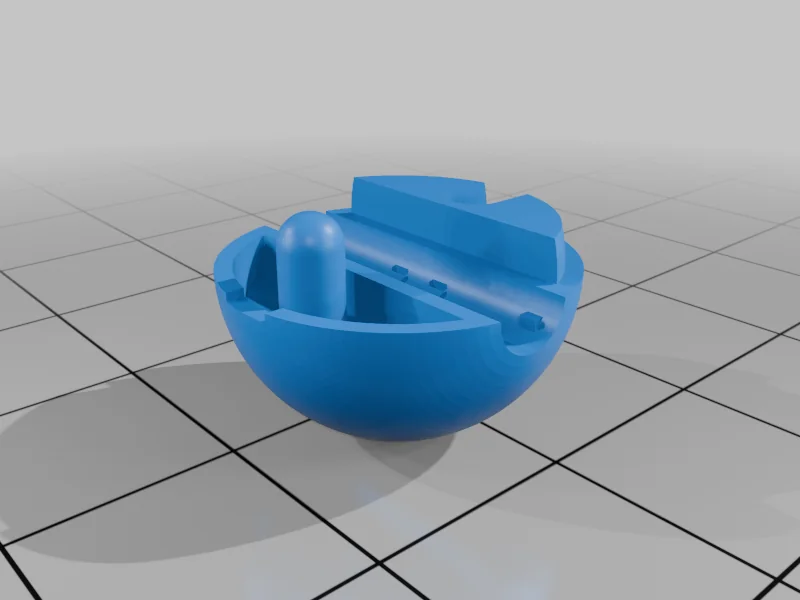 3D модель Desktop cable holders (one to six slots) with snap-on ball adapters - фото 17