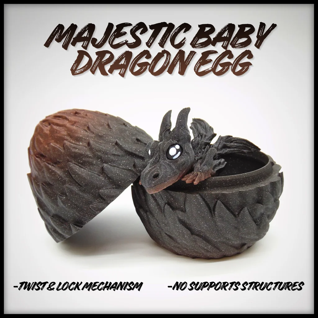 Модель яйца дракона для младенца