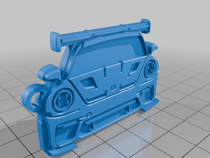 3D модель Ключница Porsche 911 (992) GT3 RS - фото 2