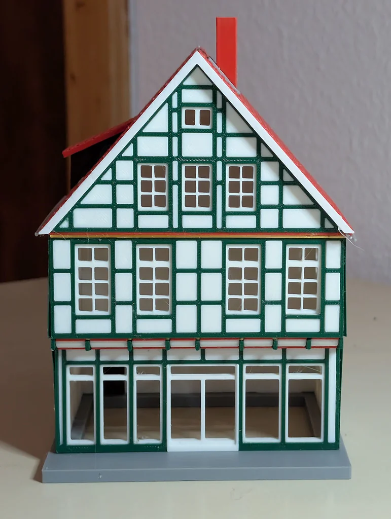 Комплект домов средневекового города H0