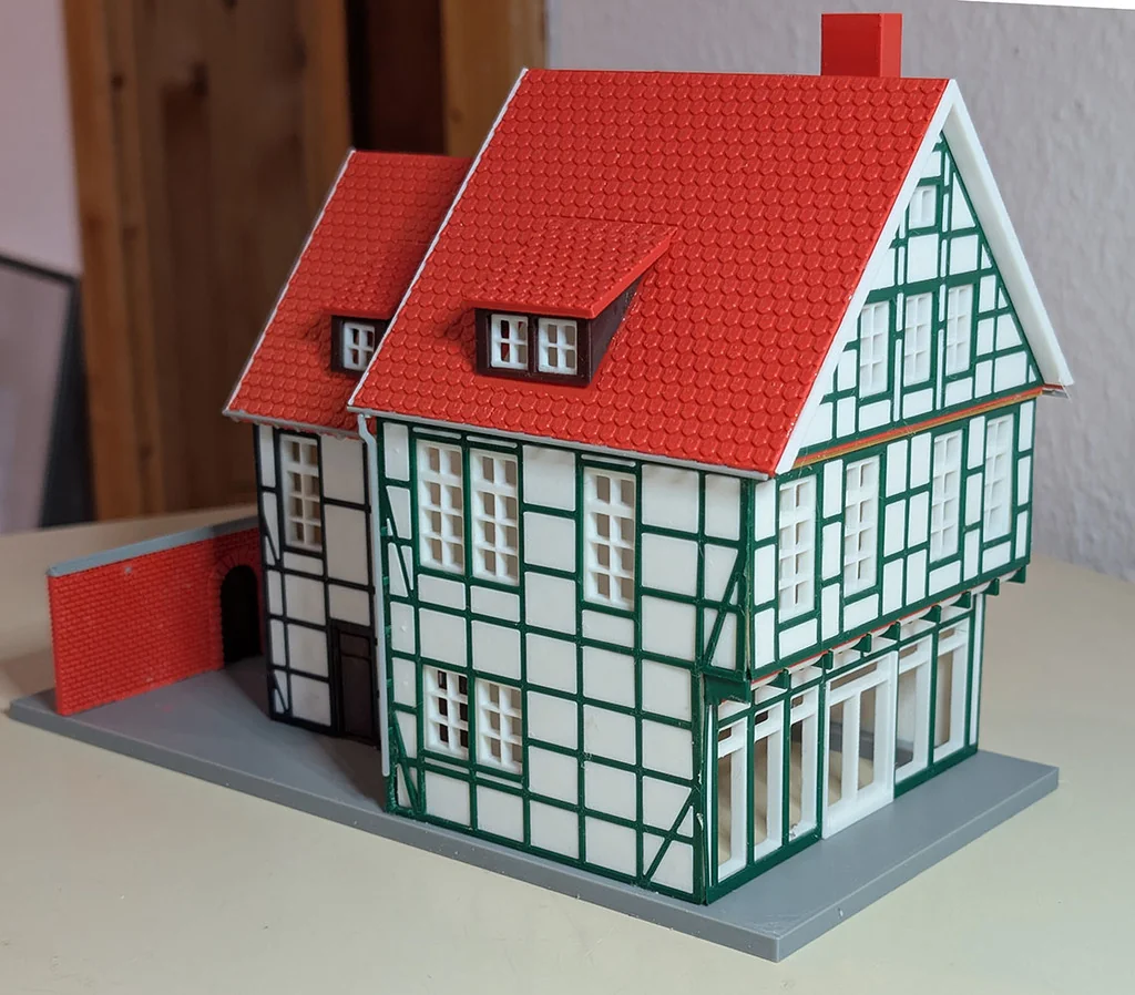 Комплект домов средневекового города H0