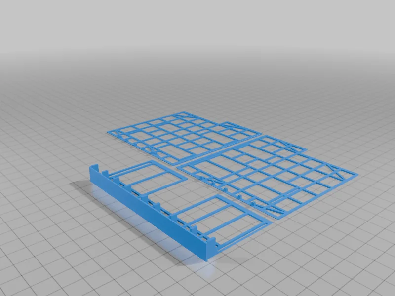 Комплект домов средневекового города H0