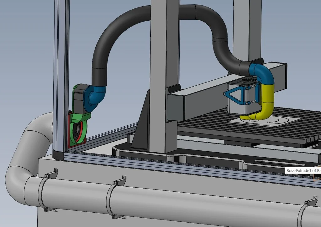3D модель Устройство для удаления дыма Snapmaker Artisan - фото 9