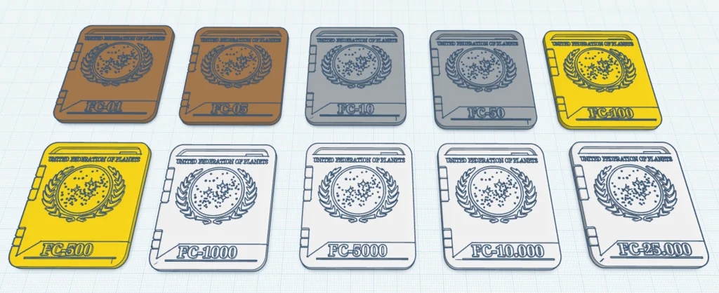 3D модель Кредити Федерації з Star Trek - фото 1