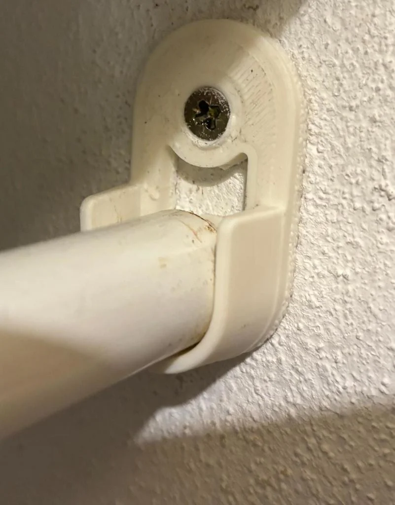 3D модель Підтримка вішалки для пальто 20мм - фото 3