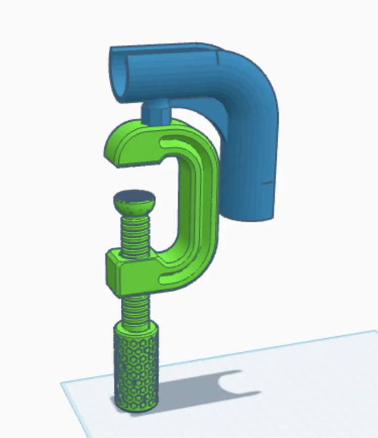 Универсальное крепление для ветеринарного анестезиологического шланга
