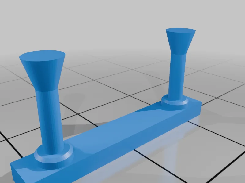 3D модель Трековый бампер H0 - фото 3