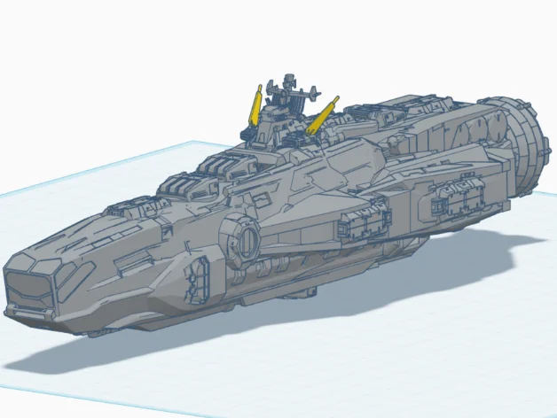 СSciFi Kitbash: Ракетный Крейсер