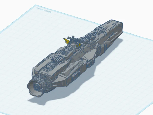 СSciFi Kitbash: Ракетный Крейсер