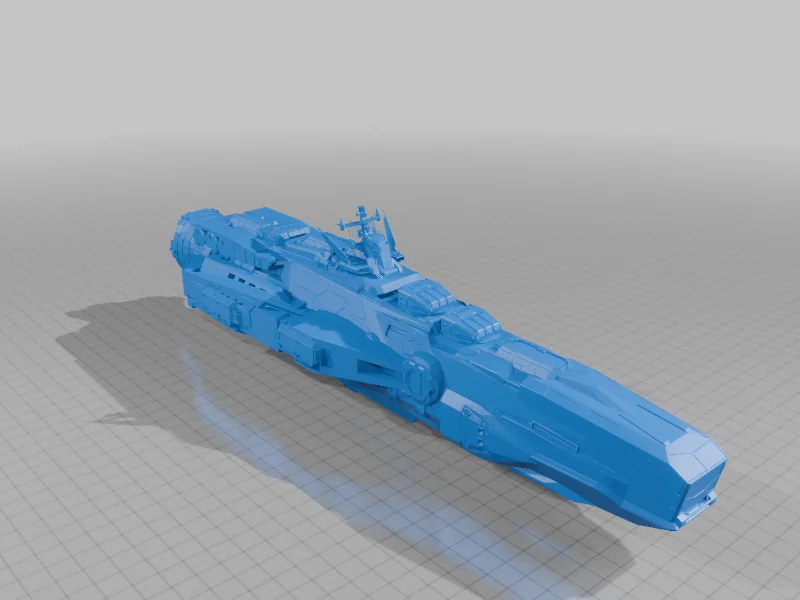 СSciFi Kitbash: Ракетный Крейсер