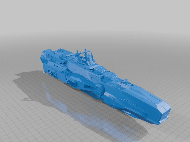 СSciFi Kitbash: Ракетный Крейсер