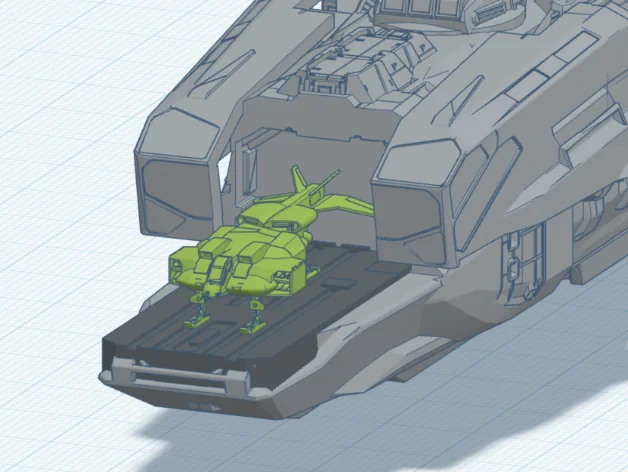 СSciFi Kitbash: Ракетный Крейсер