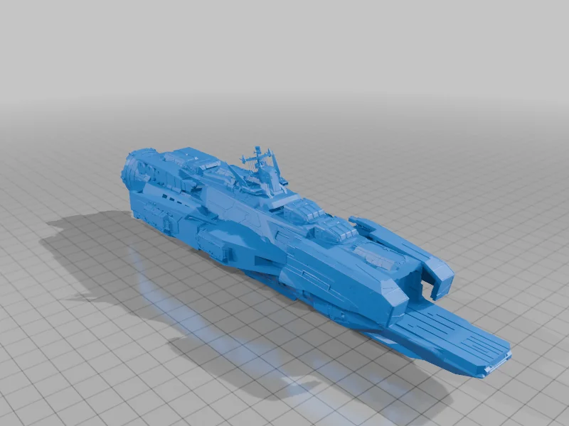 СSciFi Kitbash: Ракетный Крейсер