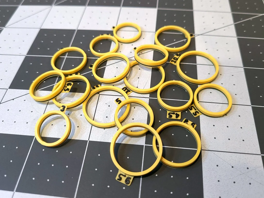 Параметрический калибратор колец