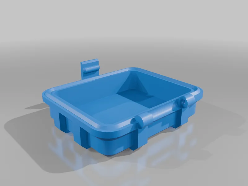 3D модель Коробка для 12 батарей AA - фото 6