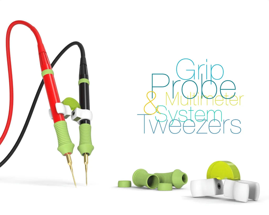 Система держателей для мультиметров и пинцетов