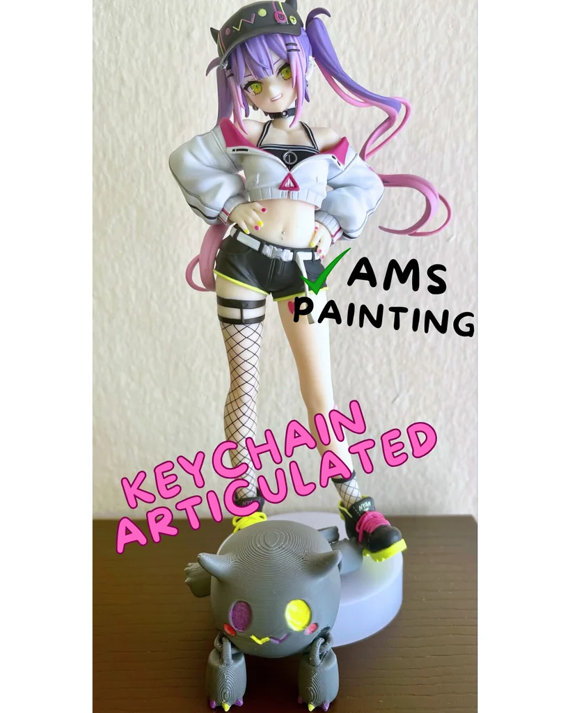 3D модель Ключниця з артикулированим Бібі (Токоямі Тowa – Hololive) - фото 1