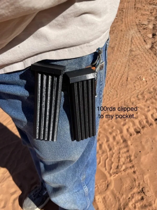 3D модель 50rd 22LR патронник с клипсой - фото 8