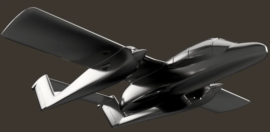 Модель OV-10 Bronco в масштабе 1:128