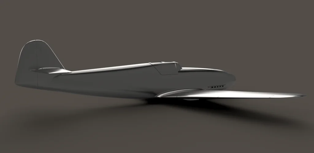 Модель BF-109 K-4 в масштабе 1:128