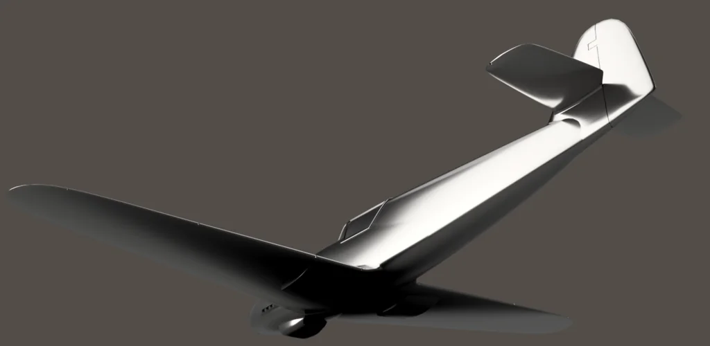 Модель BF-109 K-4 в масштабе 1:128