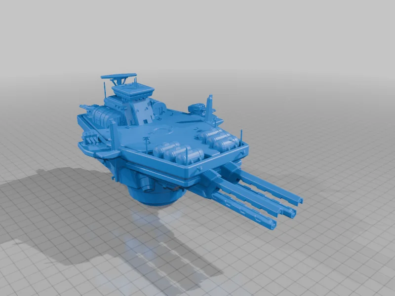 3D модель Модель Бойового Корабля Галактичного Простору 1/48 - фото 4